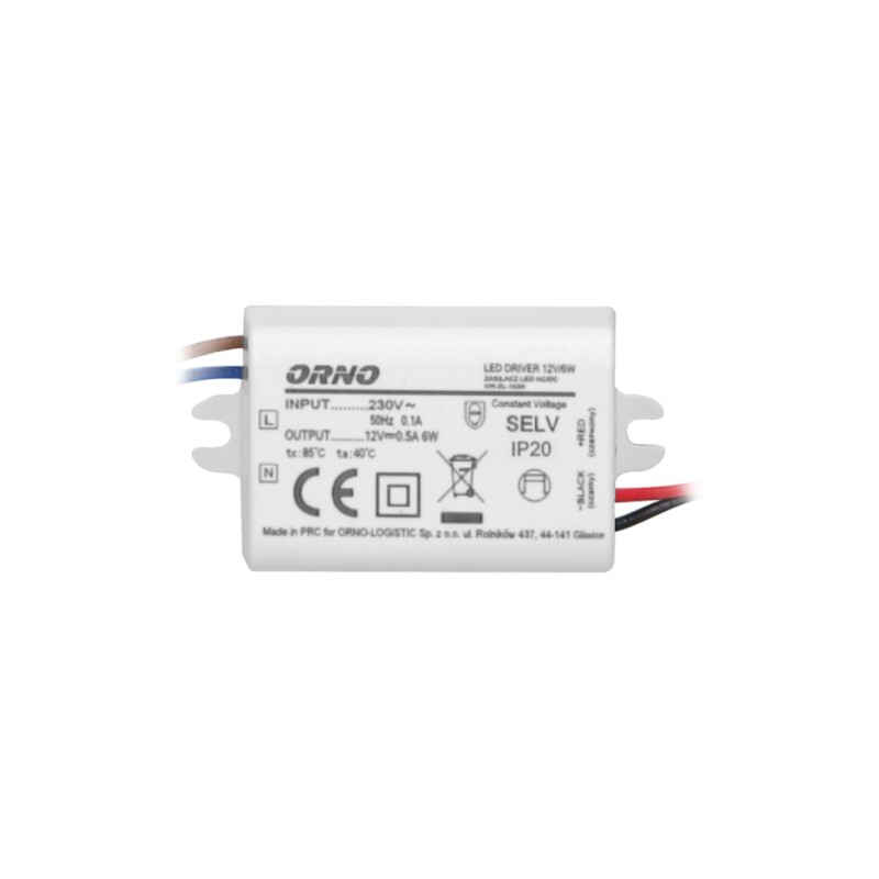 Zdroj DIN OR-ZL-1629 12VDC 0,5A 6W